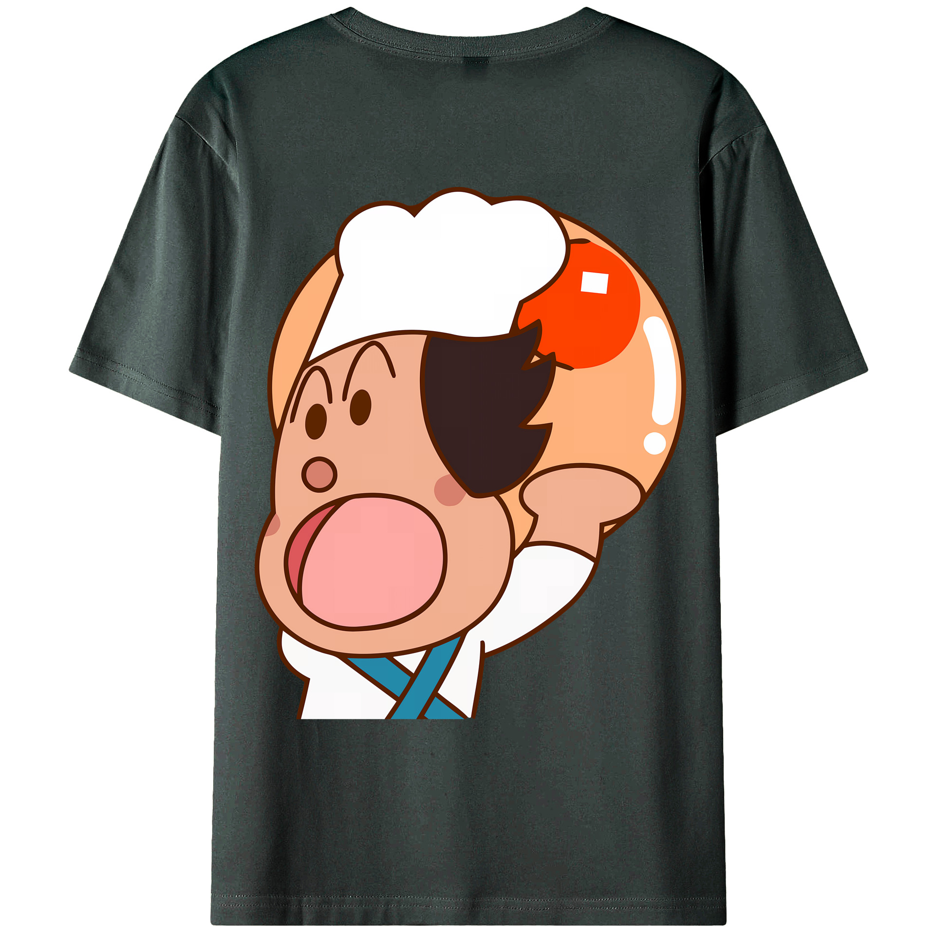 （画像用） アンパンマン Anpanman 綿100％ メンズ半袖Tシャツ（バックプリント） 通気性